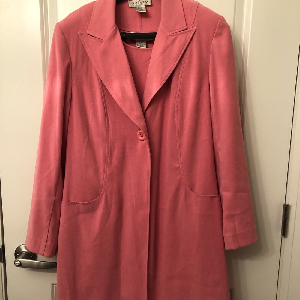Long Sleeve Jacket and sleeveless dress